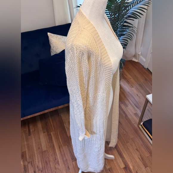 SONOMA Cream Chunky Knit Cardigan Sweater - Picture 2 of 12